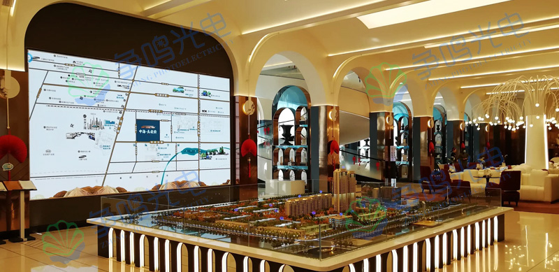 長沙某地産售樓部LED顯示屏